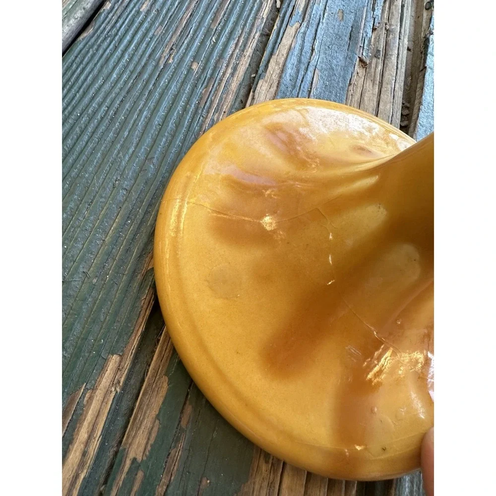 Abigails italy Yellow Pair Of Ceramic CandleStick‎ 12inch